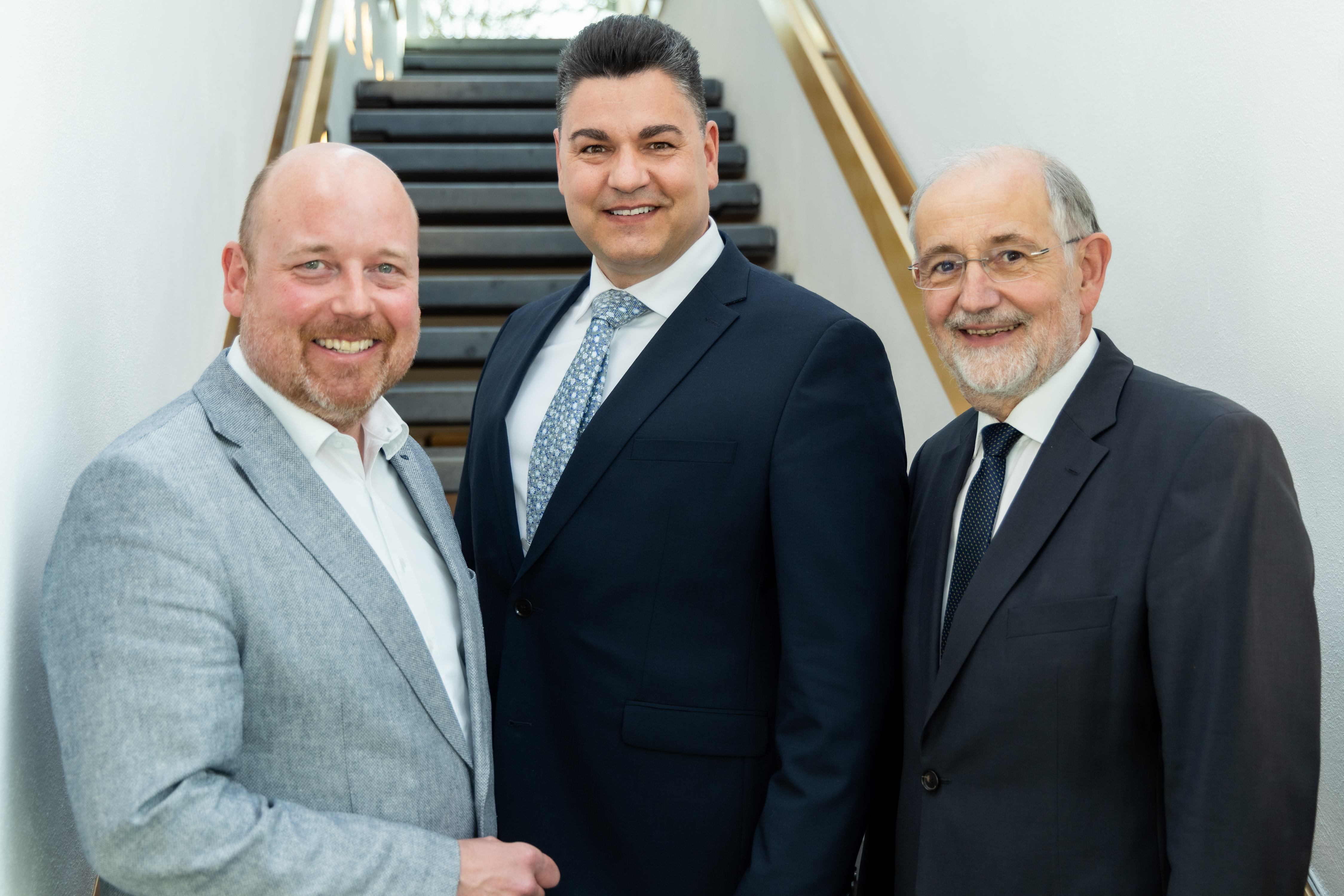 CDU-Kreisvorsitzender Holger Bormann, Landratskandidat Tobias Thurau und CDU Fraktionsvorsitzender Michael Wolff